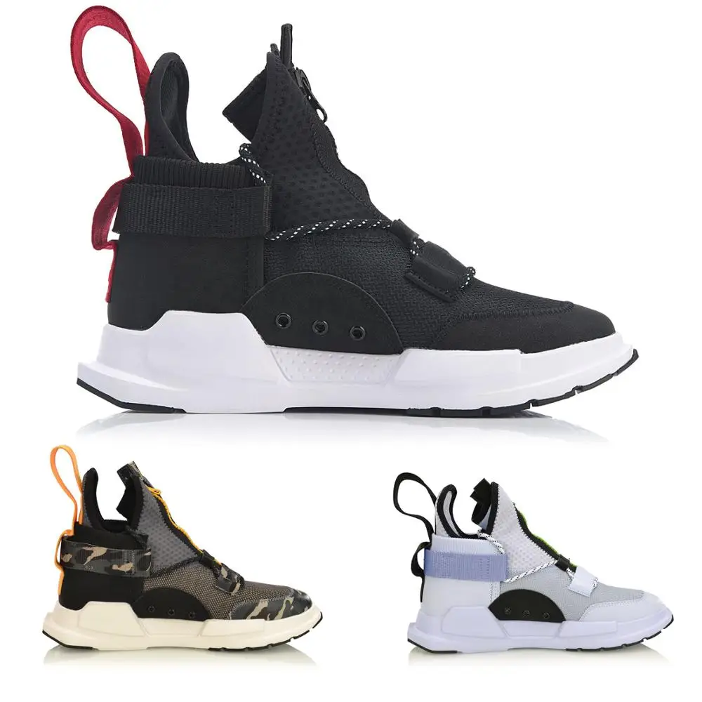 Günstig Li Ning Unisex REBURN WS Basketball Freizeit Schuhe Wearable High Cut CHINA Futter Sport Schuhe Turnschuhe AGBP028 XYL233