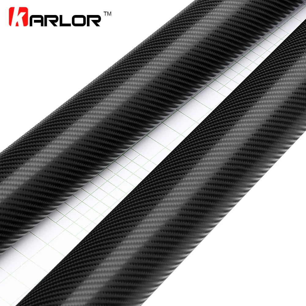 Baratos 152cm * 200cm 4D fibra de carbono película de vinilo para el coche estilo envoltura hoja rollo película automóviles DIY coche campana pegatinas para techo accesorios