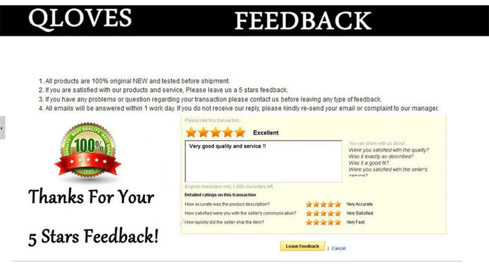 9 feedback