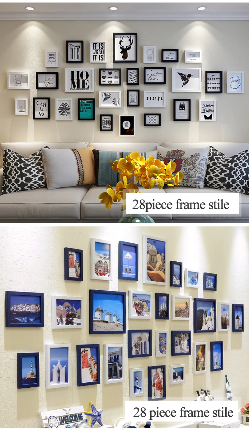 photo frame white mini frame  cadre photos magnetic photo frame wall frame for picture family picture frame a3 frame picture frame vintage frame box glass frame photo moldura madeira  (12)
