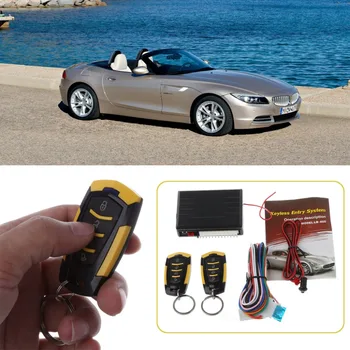 

Free shipping Universal 1 Set DC 12V Car Auto Alarm Remote Central Door Locking Vehicle Keyless Entry System Kit