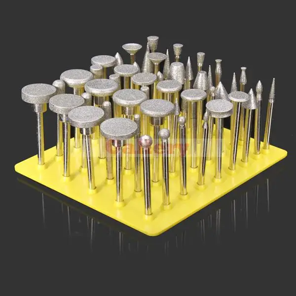 

50pcs Diamond Grinding Head Set Drill Bur Grinder For Rotary Tools