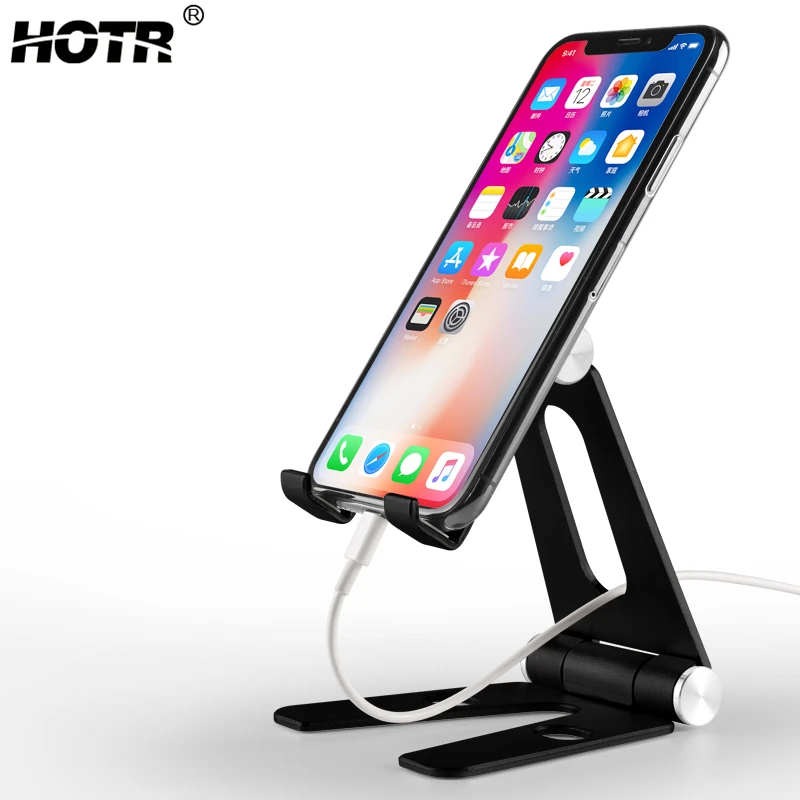 

Rotatable & Foldable Holder Aluminum Alloy Metal Cell Phone Holder Universal Stand Support Bracket Good for Charging Holder