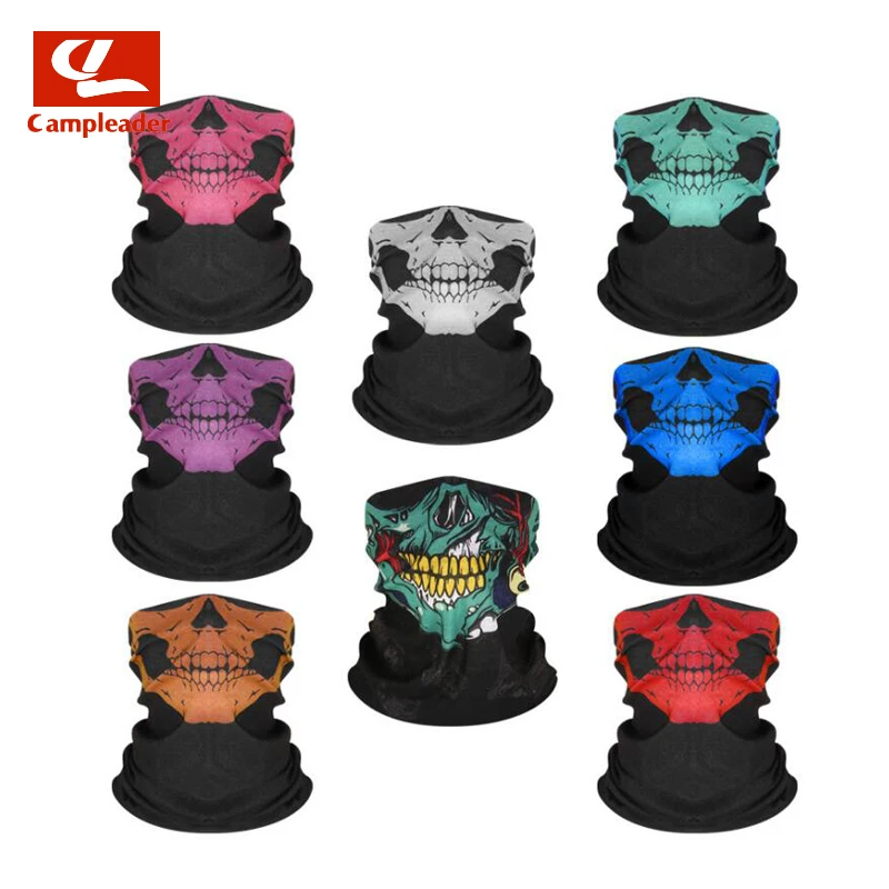 

Multifunctional Seamless Magic Scarf Riding Mask Warm Collar Halloween Props Skull Variety Washcloth CL295
