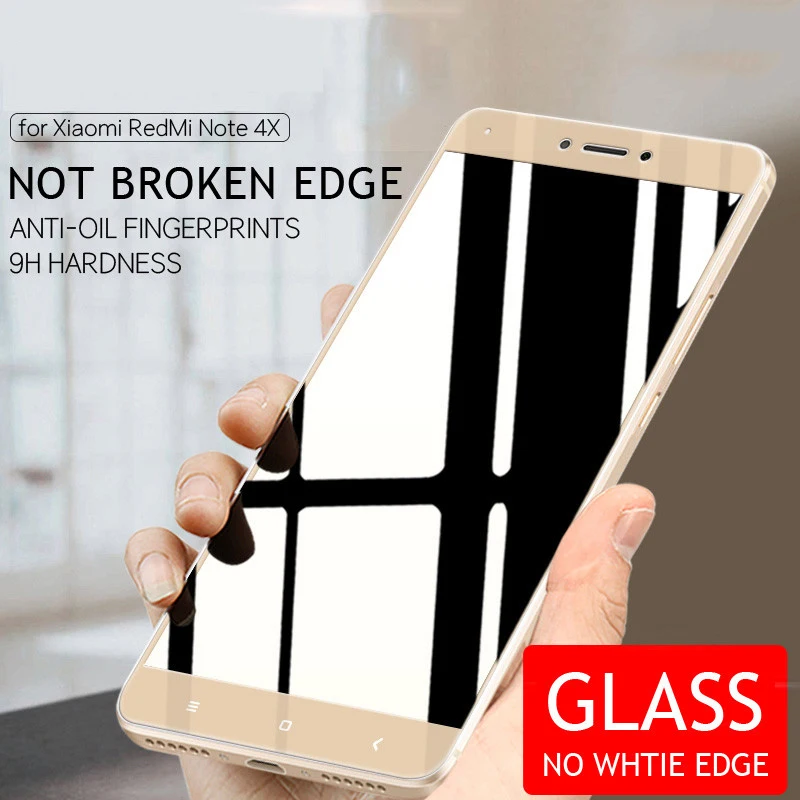 

H&A Full Cover Tempered Glass For Xiaomi Redmi 4A 4X 5A Screen Protector Glass Film For Xiaomi Redmi Note 5A Note 4 4X Glass