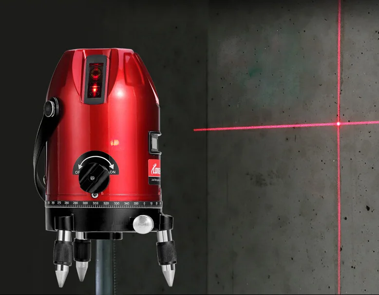 Инструмент выравнивание линии лазерный выравнивающий инструмент красный 5 линия 6 точек инфракрасный лазерный маркировочный