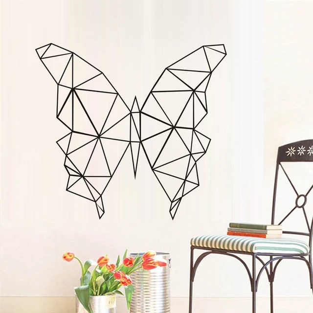 Geometric Erfly Wall Stickers Kids Bedroom Vinyl Art Geometric Erfly Wall Stickers Kids Bedroom Vinyl Art Sticker Home Decor Geometry Series Decals