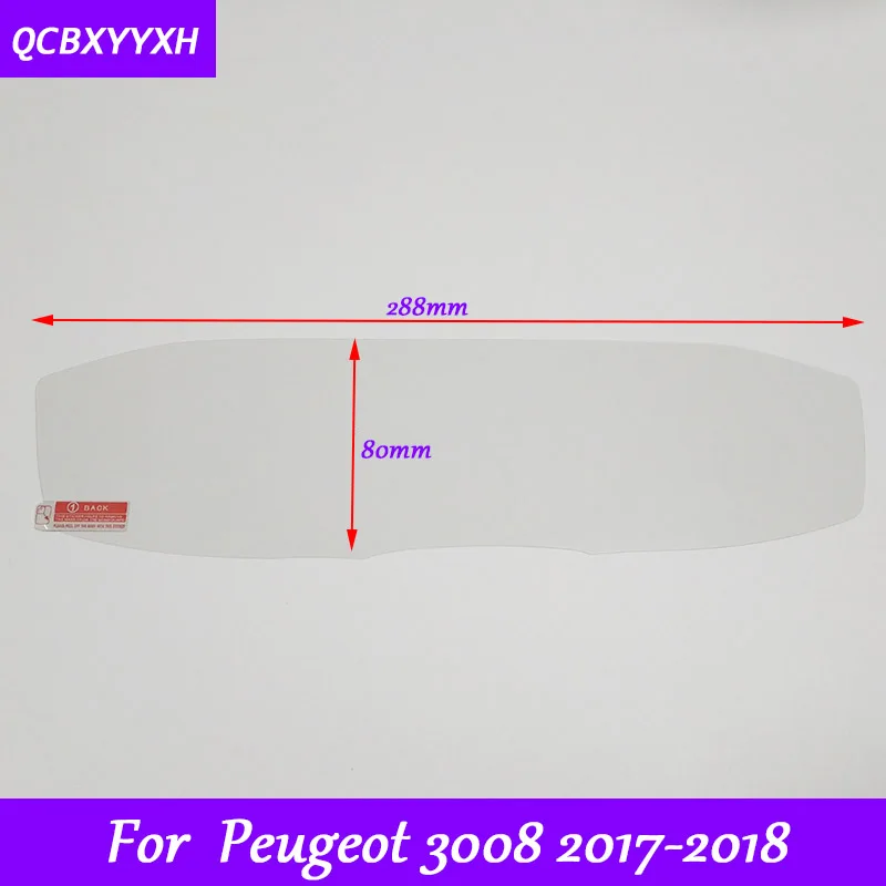 Для peugeot 3008 4008 5008 стайлинга автомобилей приборной панели автомобиля Краски защитный Стекло фильм светопропускающие 9 H царапинам