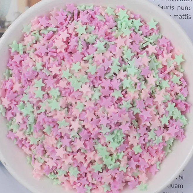 FLA 100g Slime Clay Fake Candy Sweets Sugar Sprinkle Decorations for Fake Cake Dessert Food Particles Decoration Toys 31