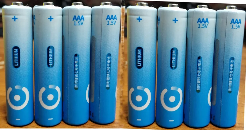 

8pcs NICE battery SUPER Big Capacity AAA 1.5V lithium iron Disposable lithium battery good as emergizer L92