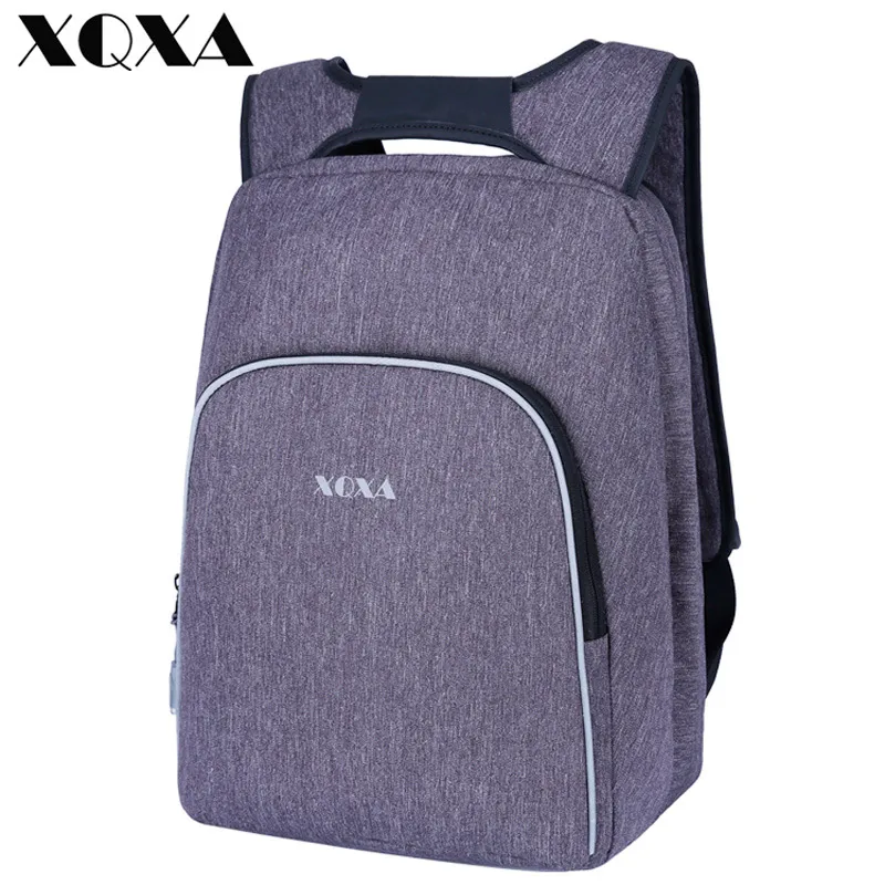 

XQXA Brand Women Backpack for Girls Fits 15.6 Inch Laptop Notebook Computer Lager Capacity Business Travel Bag, Gray