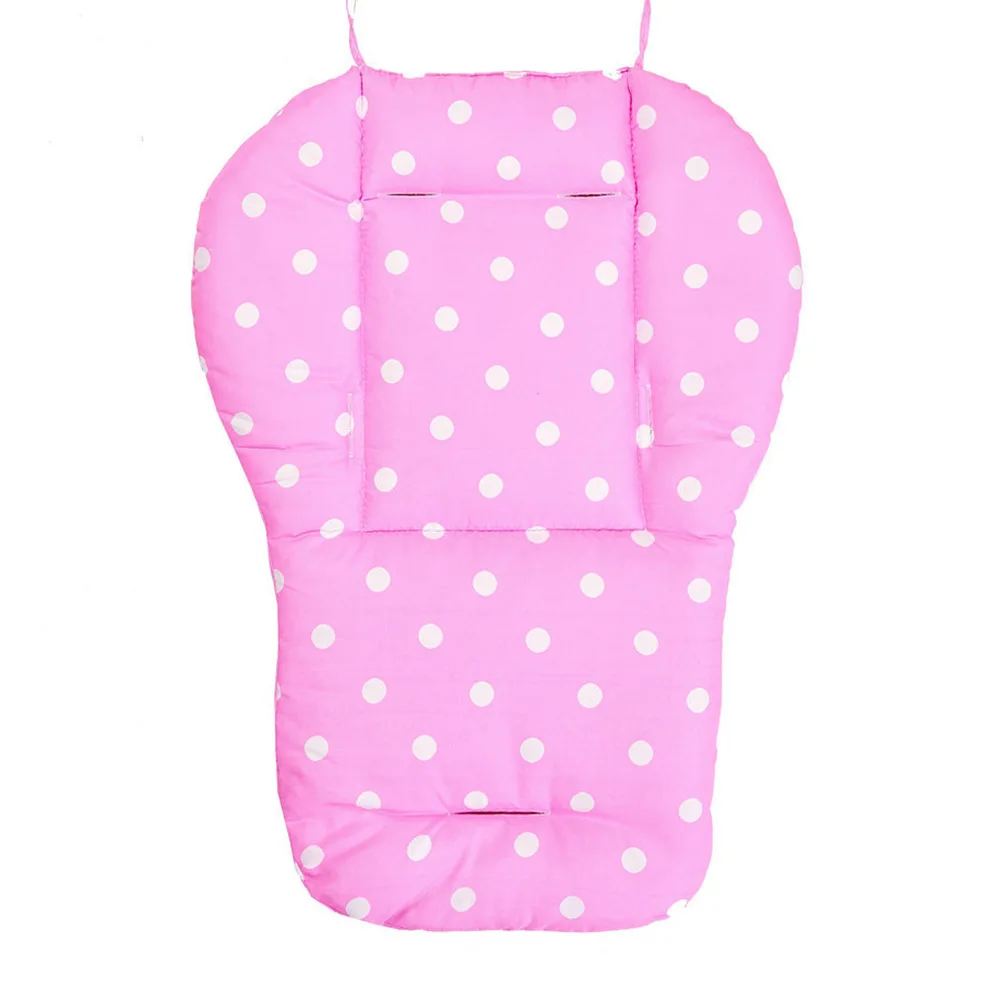 Толстая подкладка для детской коляски, подушка для сиденья автомобиля, коляска, коврик FJ88 - Цвет: Розовый