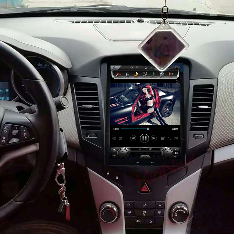 Flash Deal KiriNavi Telsa Style Vertical Screen 10.4‘’ 2din Android 7.1 radio car multimedia For Chevrolet Cruze auto multimedia stereo gps 5