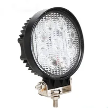 27W LED Work Light Bar 12V Spot Light Bar for Indicators Motorcycle LED Car Foglight for Off Road For Jeep BMW VW Toyota Focus
