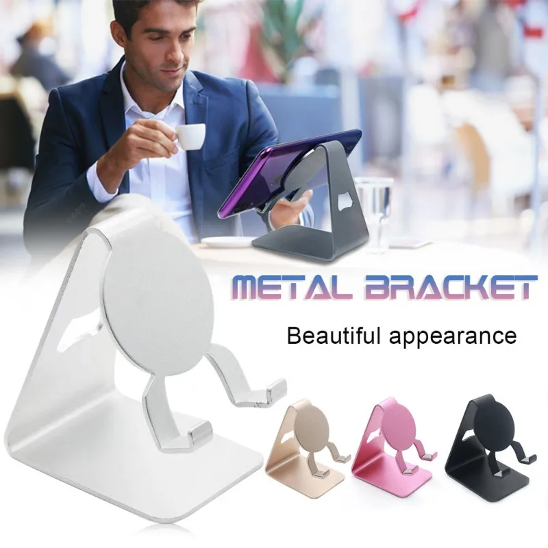 

Mobile Phone Tablet Universal Bracket Metal Aluminum Alloy Tablet Holder Desktop Lazy Bracket Stand