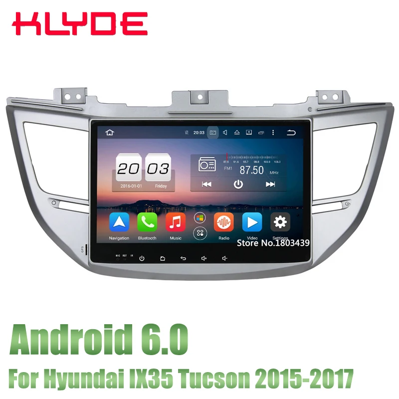 

KLYDE 10.1" Octa Core 32GB ROM 4GB RAM Car DVD Multimedia Player Radio 3G 4G WIFI DAB+SWC For Hyundai IX35 Tucson 2015 2016 2017