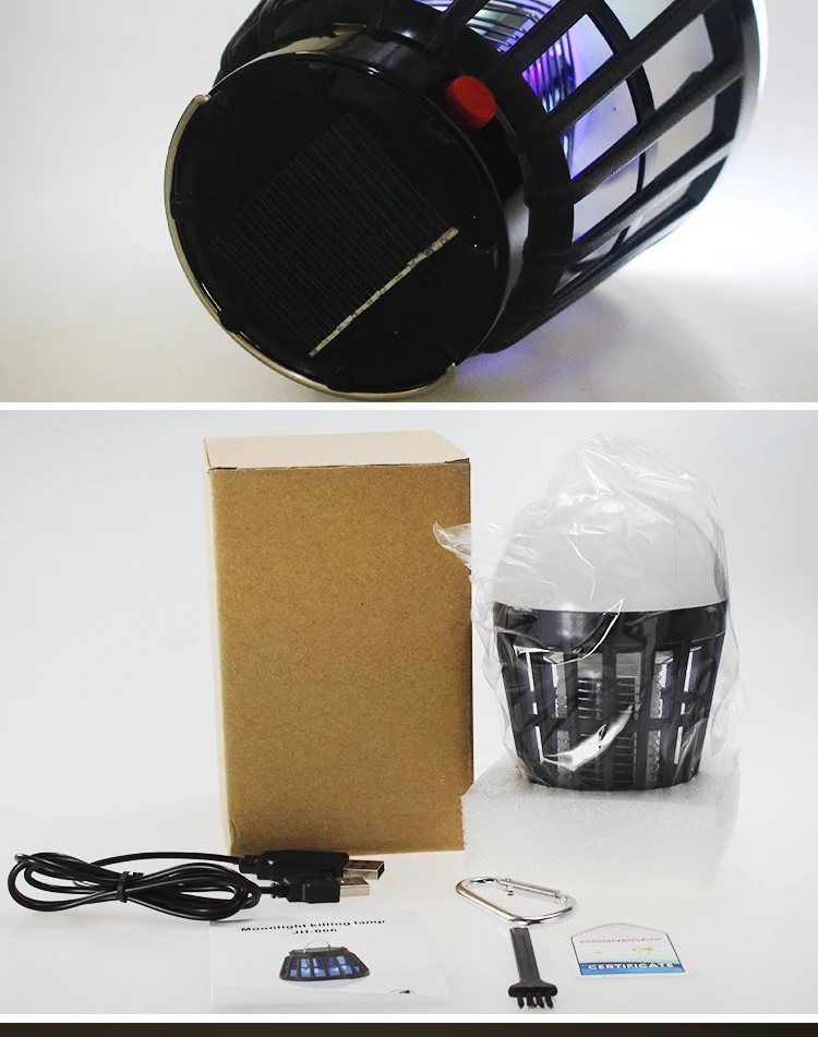 Solar Mosquito Killer Lamp 2200mAh Battery Rechargeable Mosquito Killer Solar Bug Zapper Anti Muggen LED Lure Trap Lamp (14)
