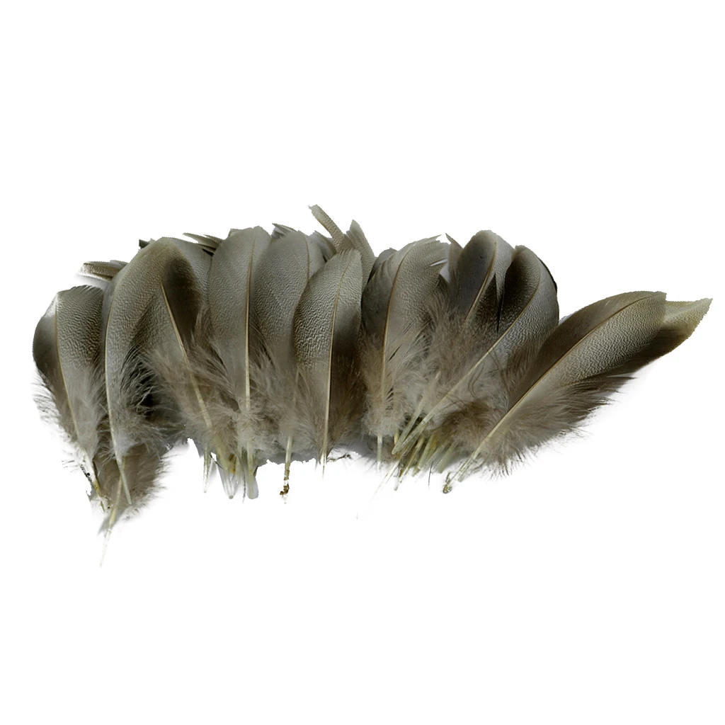 50pcs Wild Duck Mallard Natural Feathers for Craft Party Decoration 8-12cm