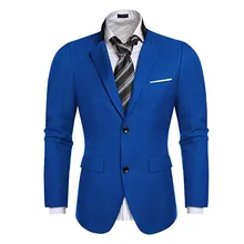 Мужской пиджак синий темно-зеленый и серый с лацканами однобортный Бизнес Повседневная куртка и мужская офис куртка изготовление под заказ