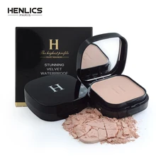 Henlics Minyak-Kontrol Tahan Air Ditekan Bubuk Kontur Wajah Makeup Mineral Powder Foundation dengan Whiteningl Fungsi(China)
