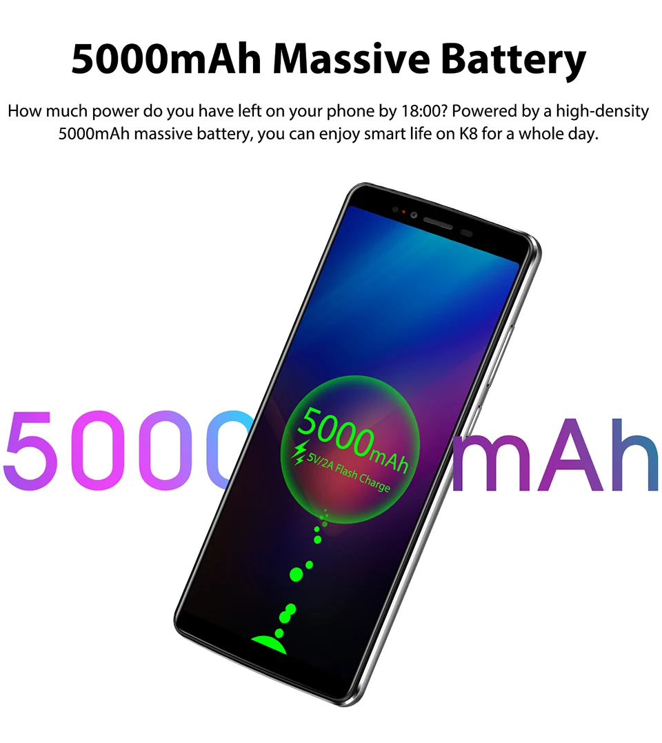Бесплатная случае OUKITEL K8 MTK6750T Octa Core 6 0 дюйма Face ID Смартфон Android 8 13MP двойной камеры 4