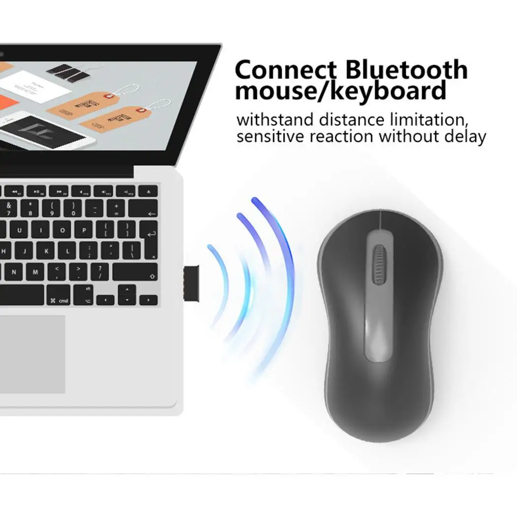 Bluetooth мини 4 0 bluetooth заглушки приемник совместим с Winows Linux Vista Mac OS для ноутбука