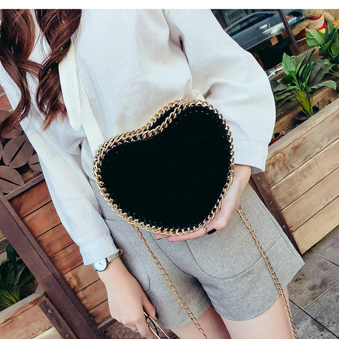 Новая женская сумка через плечо с рисунком сердца из мультфильма chian lady lovely peach