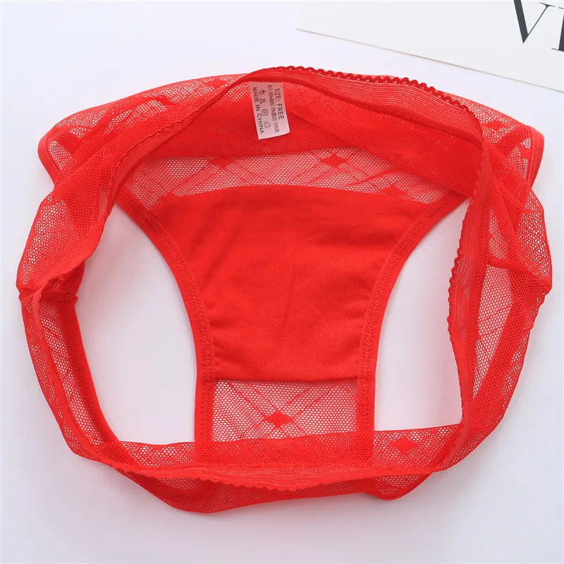 Sexy Seamless Briefs Transparent Women Underwear Panties Ultra-thin Women Briefs Lace Sexy Panty Cotton Underpants Plus Size 39 (11)