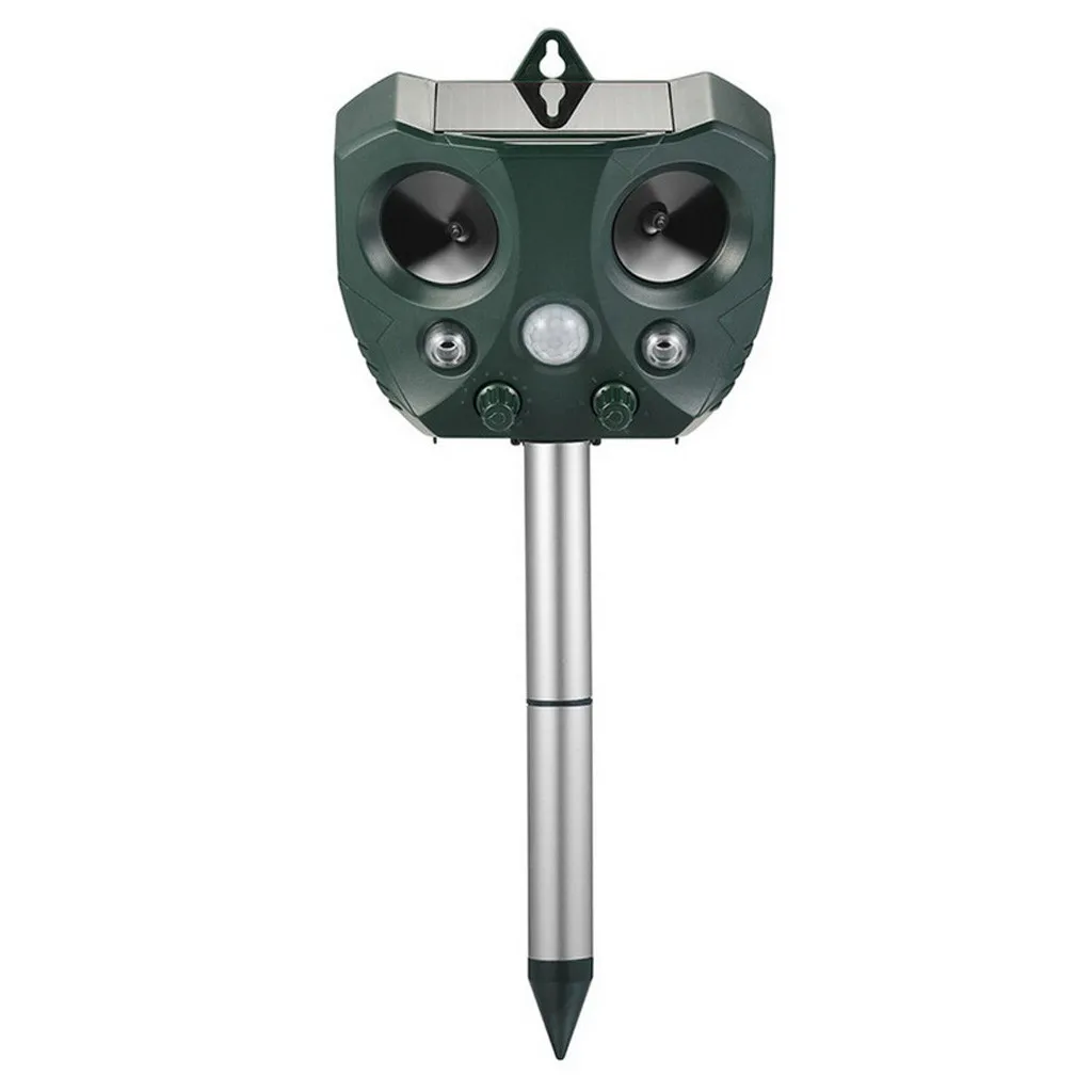 

5-speed Frequency Adjustment Outdoor Garden Mole Repellent Solar Power Ultrasonic Repeller Lawn Mole Snake Bird Electronic Drive