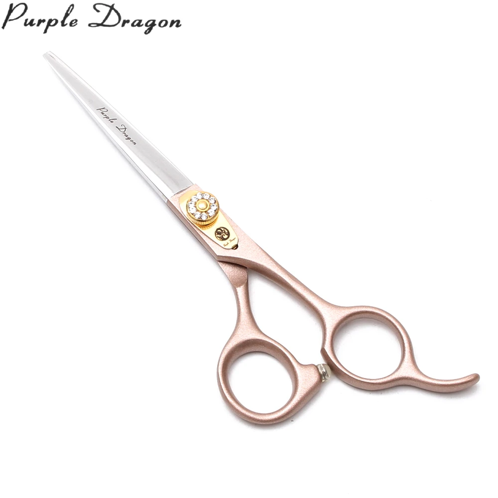 

H9105 5.5" 16cm Kasho Japan 440C Rose Golden Professional Hairdresser's Scissors Barber Scissors Cutting Shears Regular Scissors