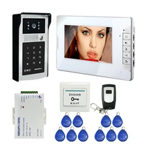 FREE SHIPPING New 7 Color LCD Screen Video font b Door b font Phone Intercom System