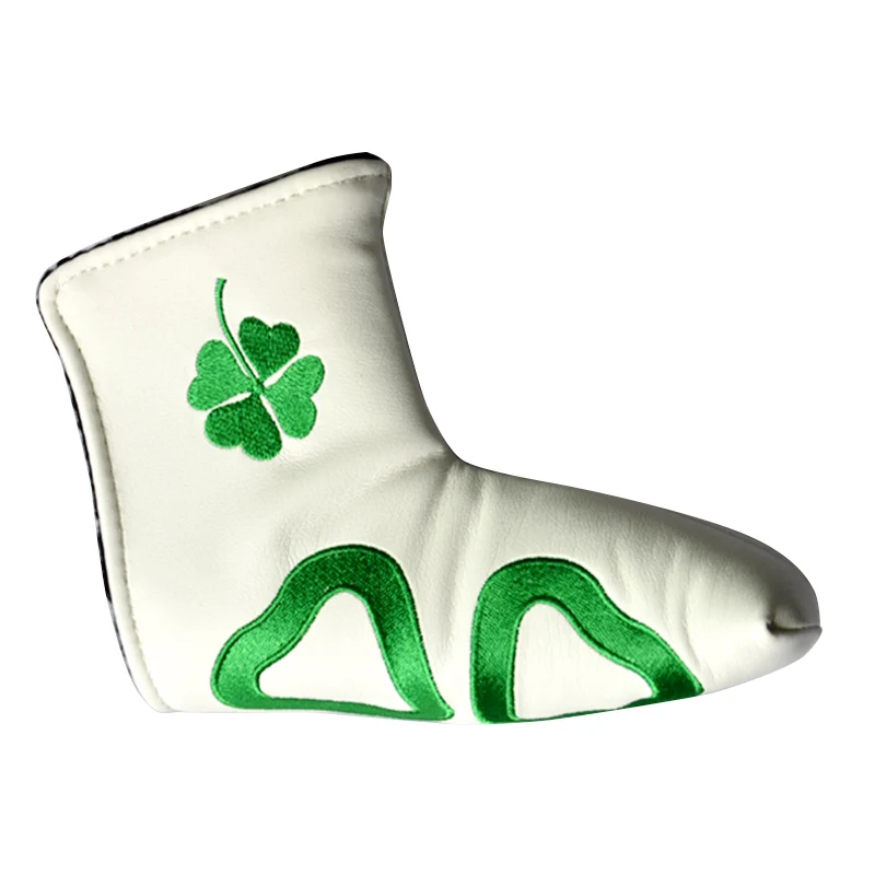 Новейший чехол клюшки для гольфа Putter Cover Lucky PU кожаный чехол для гольфа чехол для клюшки магнит застежка лезвие инструмент