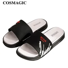 COSMAGIC/Новинка года; мужские домашние тапочки для душа; нескользящие Тапочки для ванной и бассейна; быстросохнущие тапочки для улицы и пляжа