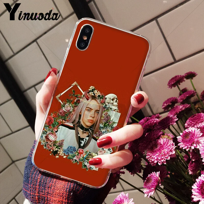 Yinuoda Billie Eilish Khalid задняя крышка для телефона мягкие чехлы из ТПУ для Apple iPhone 8 7 6 6S Plus X XS max 5 5S SE XR чехол - Цвет: 3