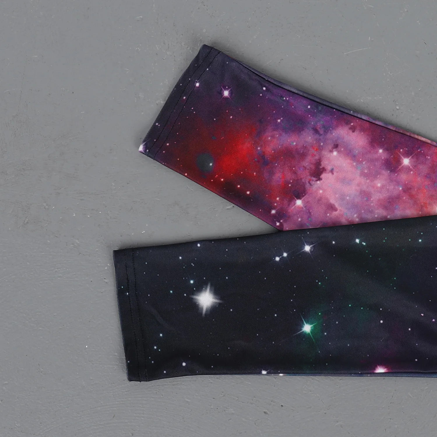 Женские штаны для фитнеса Galaxy черные 3D леггинсы с рисунком неба быстросохнущие