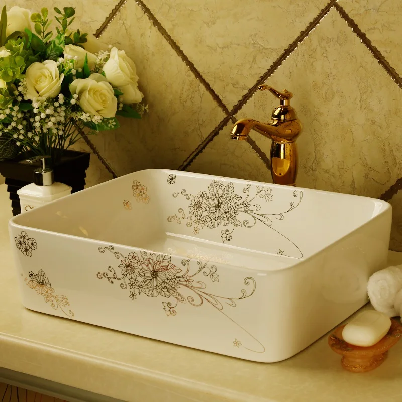 Rectangle porcelain bathroom vanity bathroom sink bowl countertop Ceramic wash basin bathroom sinkjpg (23)