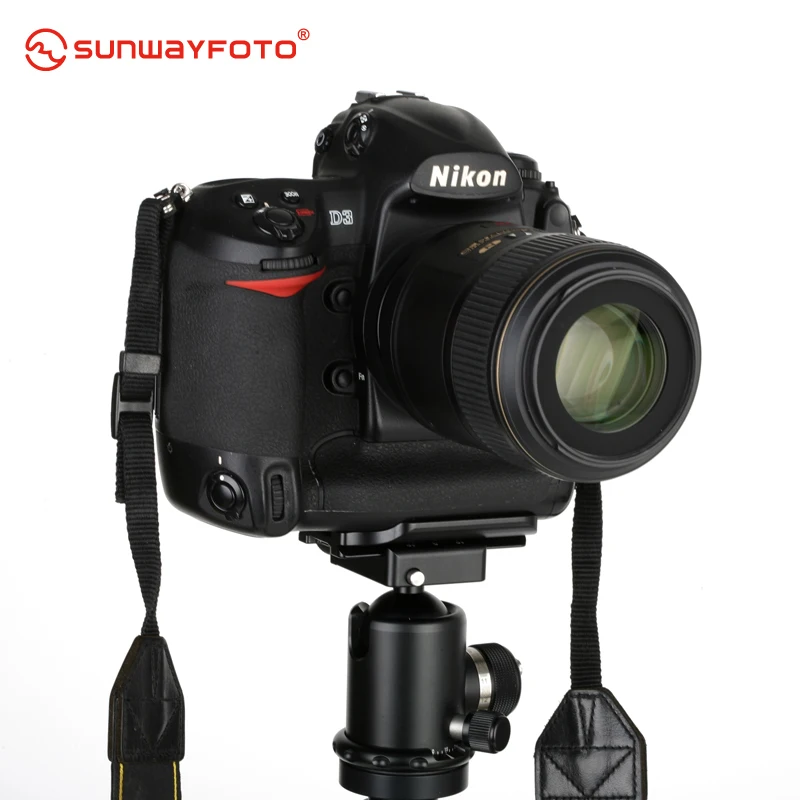 Штативная головка SUNWAYFOTO быстросъемная алюминиевая основа для камеры Nikon D3