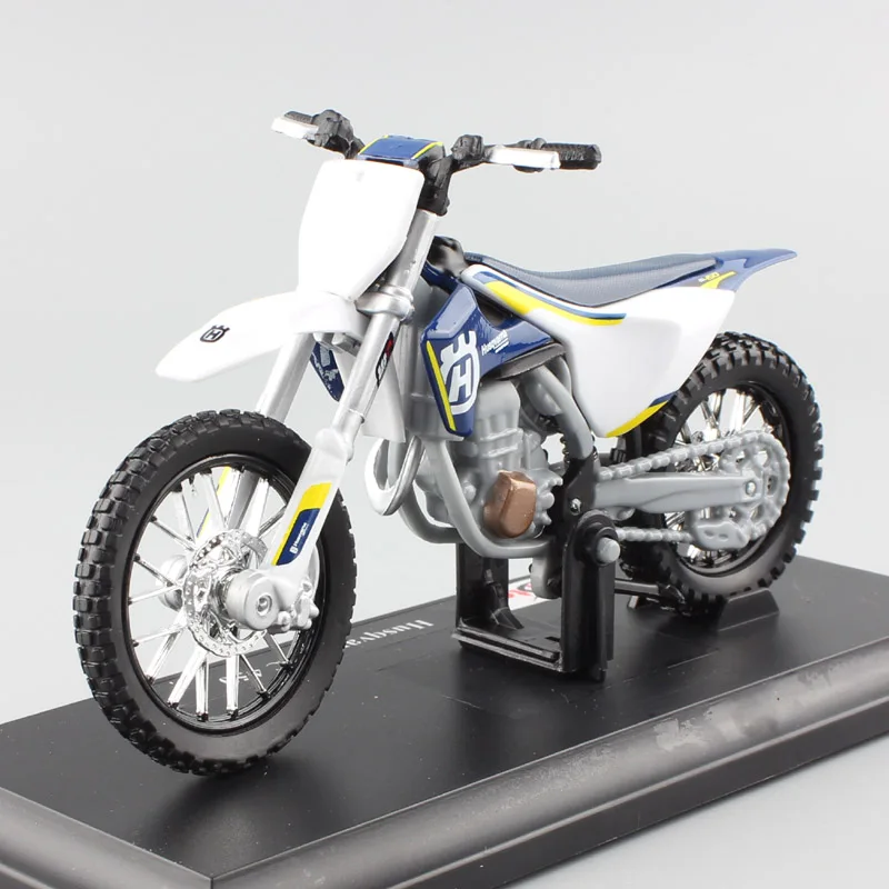 1/18 Масштаб Мини KTM Husqvarna FC 450 мотоцикл эндуро гоночный литье под давлением моделирование мотокросса Реплика металлическая модель автомобиля детские игрушки