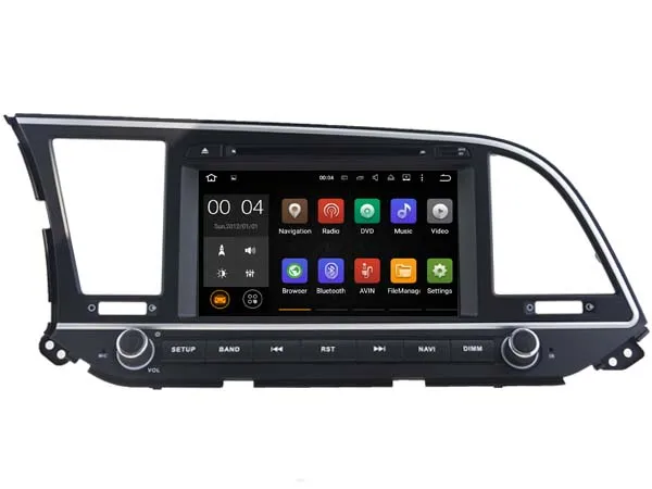 Android 7 1 1 2GB car DVD player for Hyundai Elantra 2016 gps navi font b