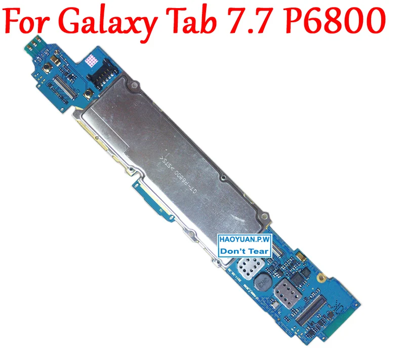 

Tested Full Work Unlock Motherboard For Samsung Galaxy Tab 7.7 P6800 3G&WIFI Logic Circuit Electronic Panel Original Phone