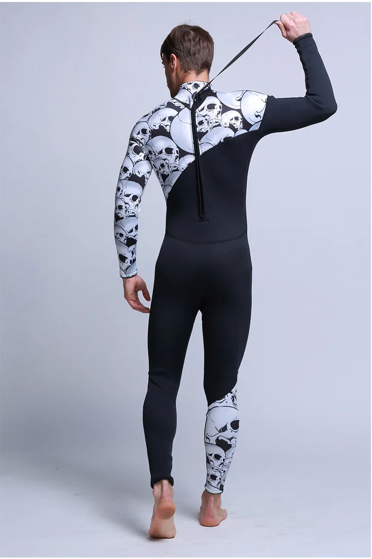 Стиль 3 мм неопреновые гидрокостюмы Цельный полный боди с длинным рукавом для мужчин и женщин серфинг плавание подводные гидрокостюмы