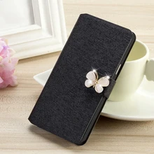 Para huawei y6 ii/y6ii 2 5.5 polegada de luxo pu leather flip case capa para huawei y6 ii/y6ii 2 casos de telefone celular shell cobrir