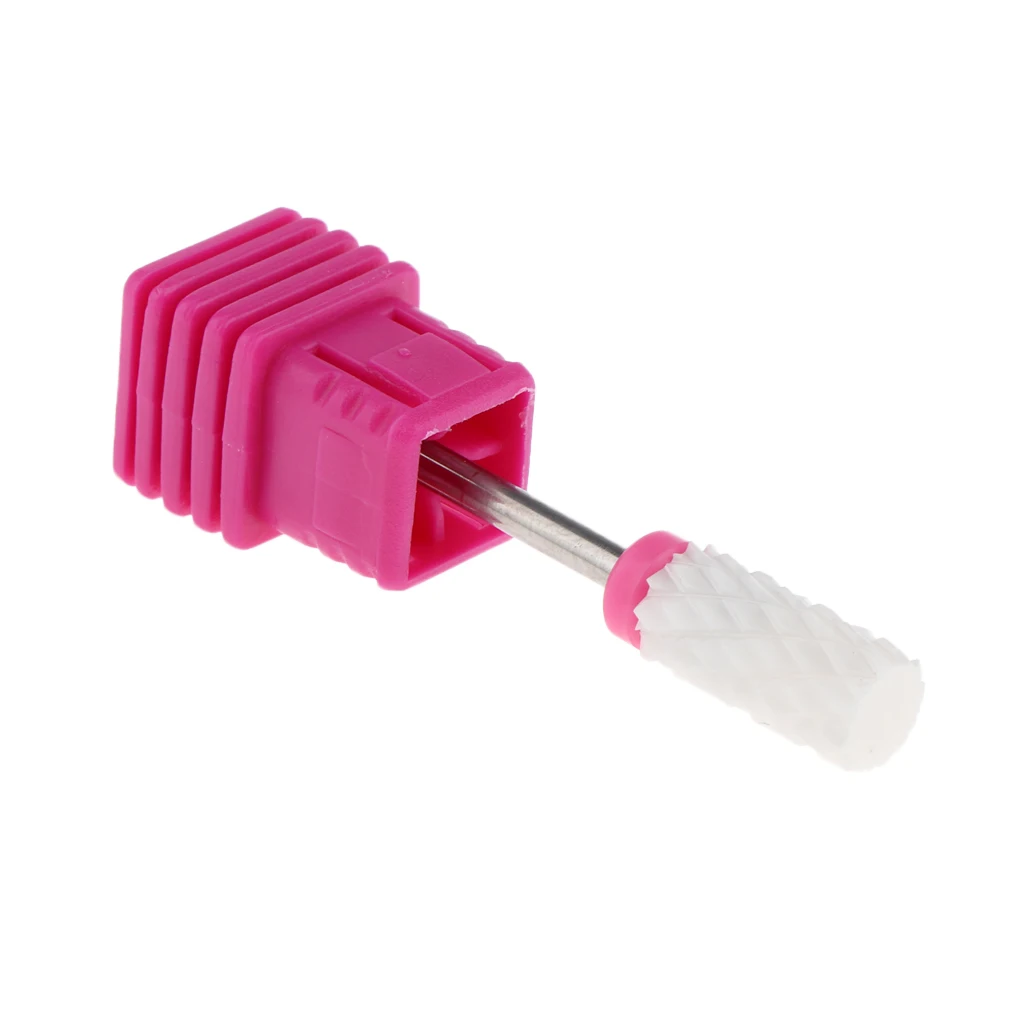 Ceramic Nail Drill Bits Ceramic Hard Wearing Cuticle Drill Bit Manicure Pedicure Nail Art Tool for