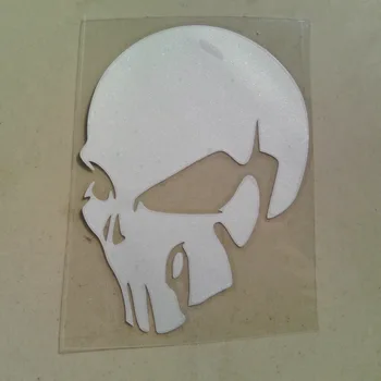 

Reflect Light PET Skull Car Stickers Decals
