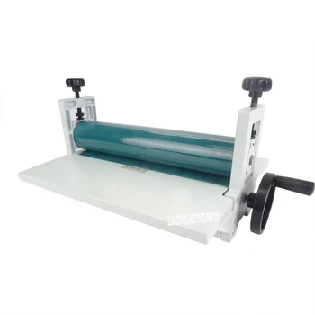 

NEW 14" 350mm Manual Laminating Machine Photo Vinyl Protect Rubber Cold Laminator 1pc