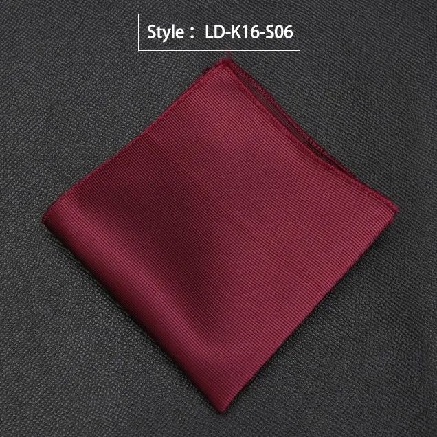 LD-K16-S06 Мужской носовой платок, роскошный жаккардовый галстук для мужчин, подарки, Пейсли, карманное квадратное полотенце, Hankies, модные аксессуары для формального платья, галстук - Цвет: LD-K16-S06