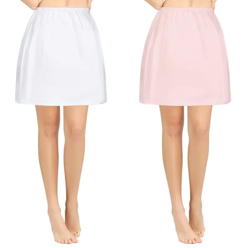 

Sexy Intimates Silk Women Half Slips Underdress Underskirt Mini Skirt Underwear Lingerie