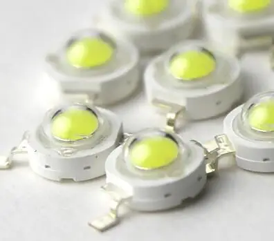 

100PCS x 1W 3W Cool White Warm White EPISTAR double Chip 2 x 23*45MIL Copper bracket High Power led lamp Light Beads