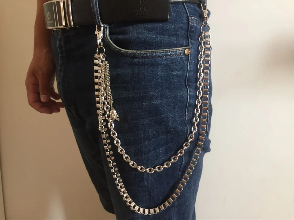 Fashion Youth Pant Chains Punk Rock Waist Accessories Top Quality Men