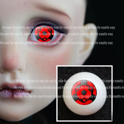 Японский комикс amimation sharingan eye BJD eyes fo 1/4 BJD кукла ручной работы 12 мм 14 мм 16 мм 18 мм 20 мм 22 мм акриловое глазное яблоко с ручкой - Цвет: Sharingan eyes 5